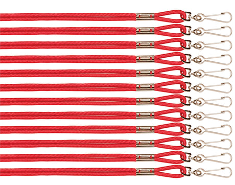 Champion Sports Heavy Duty Nylon Lanyard - Pack of 12 Sports Equipment All
