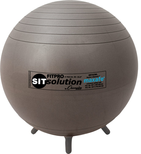 Champion Sports Maxafe® Sitsolution Ball With Stability Legs Champion Sports