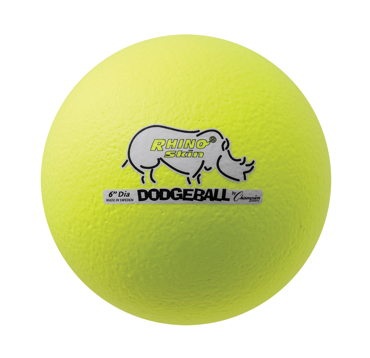 Champion Sports 6 Inch Rhino Skin Dodgeball Champion Sports