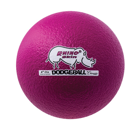 Champion Sports 6 Inch Rhino Skin Dodgeball Champion Sports