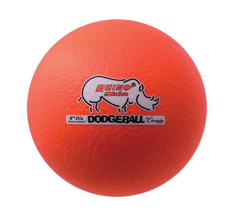 Champion Sports 6 Inch Rhino Skin Dodgeball Champion Sports