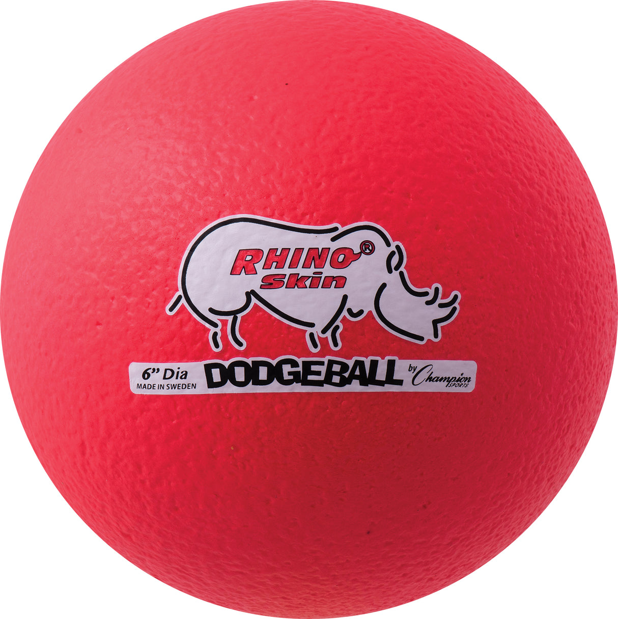 Champion Sports 6 Inch Rhino Skin Dodgeball Champion Sports
