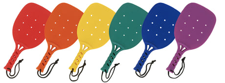 Champion Sports Plastic Paddleball Racket Set - Set of 6 Champion Sports