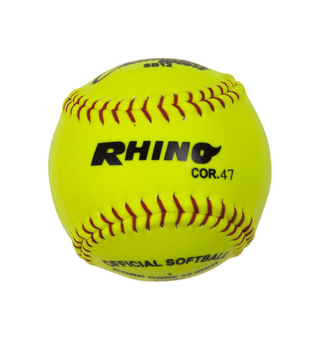 Champion Sports 12" Leather Cover Softball - Dozen Champion Sports