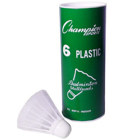 Champion Sports Plastic Shuttlecock Champion Sports