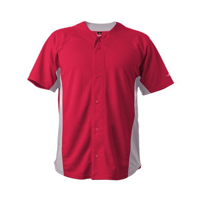 Alleson Men's Crush Full Button Baseball Jersey