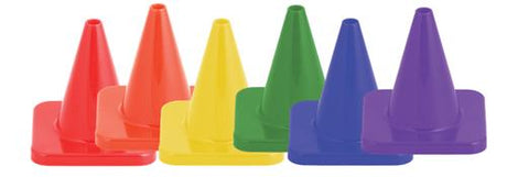 Champion Sports 4 Inch High Visibility Flexible Vinyl Cone Champion Sports