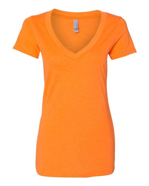 Next Level Women's Deep V-Neck T-Shirt