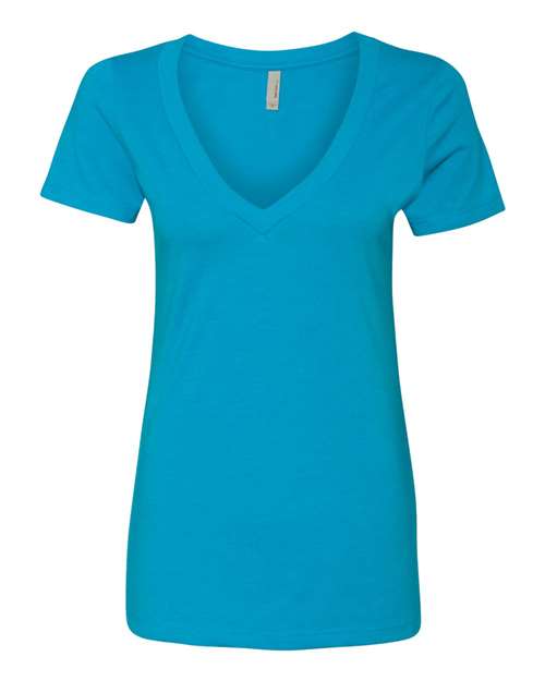 Next Level Women's Deep V-Neck T-Shirt