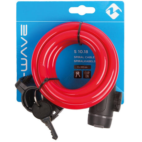 M-Wave S 10.18 Spiral Cable Locks Bicycle Accessories Locks/Security