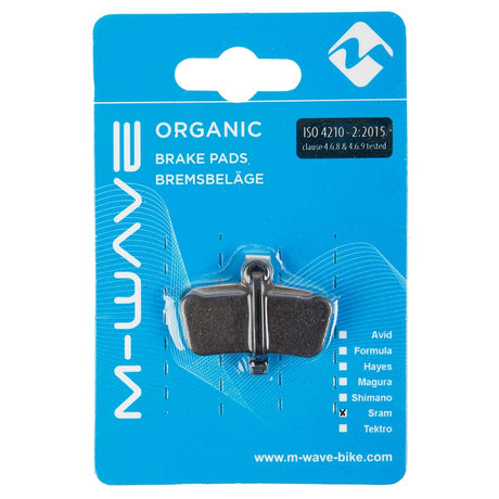 M-Wave Organic S3 Disc Brake Pads Bicycle Parts Brakes/Levers/Pads