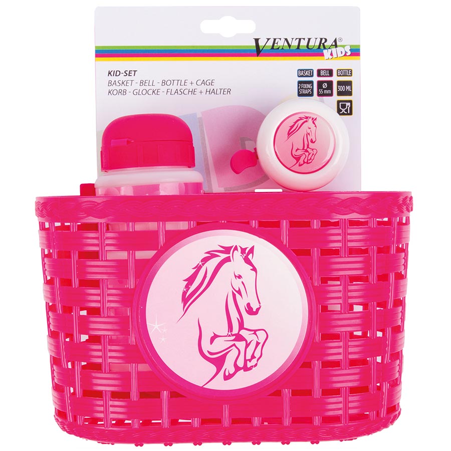 Ventura Horse Basket Bell Bottle Combo Pack -1