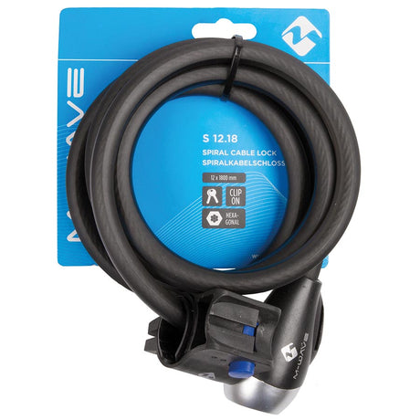 M-Wave S 12.18 Cable Lock Bicycle Accessories Locks/Security