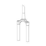 RockShox CSU SID 29B 51 80-100 DFB Fork Upper Bicycle Parts Forks