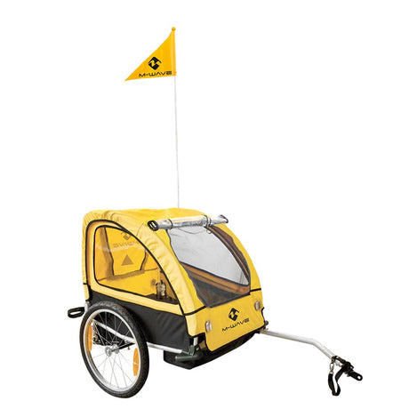 M-Wave Stalwart Kid 2 Trailer Bicycle Accessories Trailers/Strollers