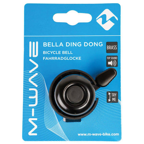 M-Wave Bella Ding-Dong Bike Bell Bicycle Accessories Bells/Noise Makers