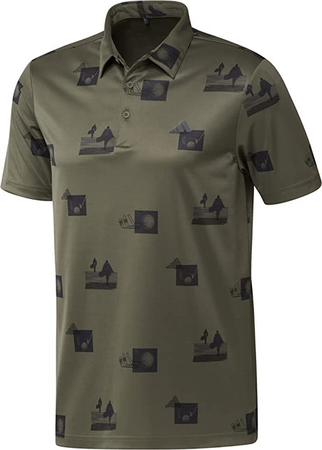 adidas Men's Allover Printed Polo Shirt adidas
