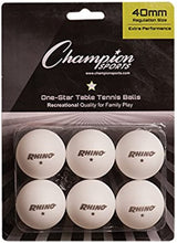 Champion Sports 1 Star Table Tennis Balls Champion Sports