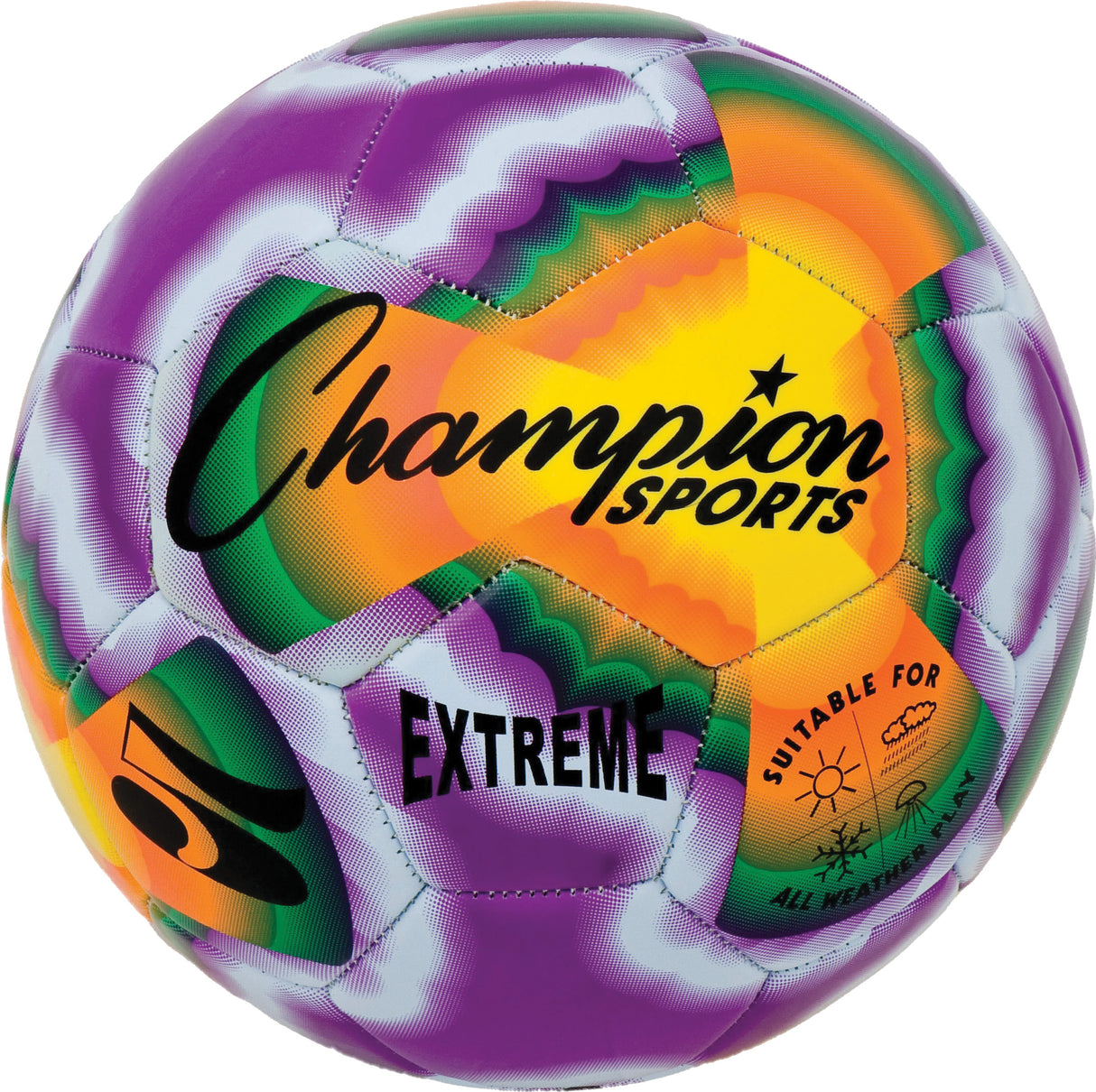 Champion Sports Extreme Tie Dye Size Soccerball Champion Sports