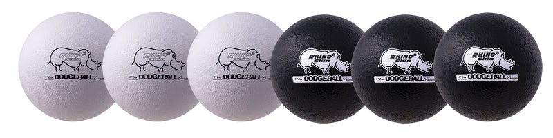Champion Sports Rhino Skin Dodgeball Set Black/White