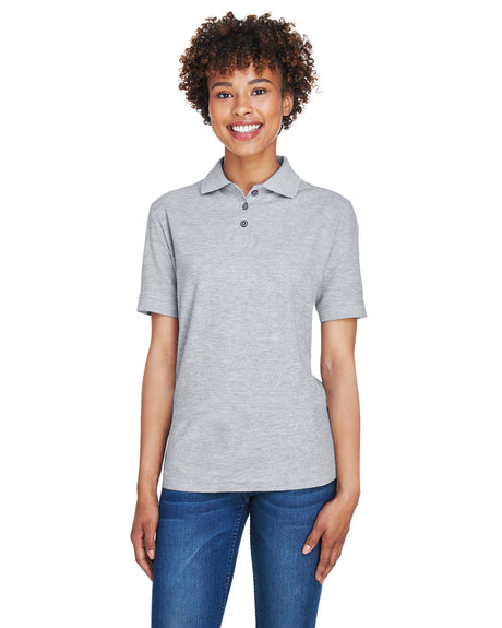 UltraClub Ladies' Whisper Piqué Polo Womens Apparel Shirts & Tops
