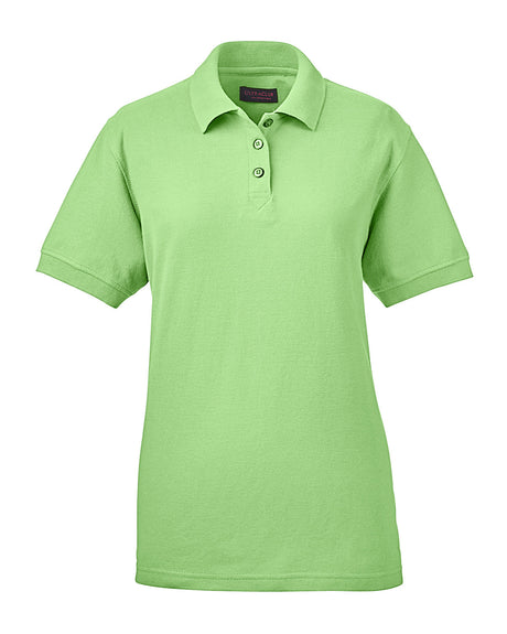 UltraClub Ladies' Whisper Piqué Polo Womens Apparel Shirts & Tops