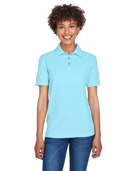 UltraClub Ladies' Whisper Piqué Polo Womens Apparel Shirts & Tops