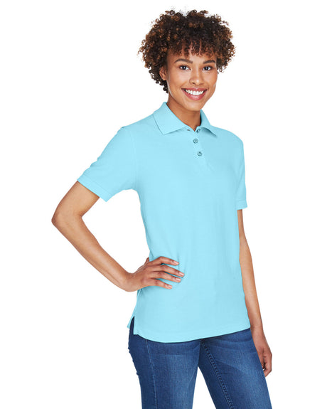 UltraClub Ladies' Whisper Piqué Polo Womens Apparel Shirts & Tops