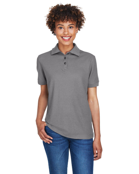 UltraClub Ladies' Whisper Piqué Polo Womens Apparel Shirts & Tops