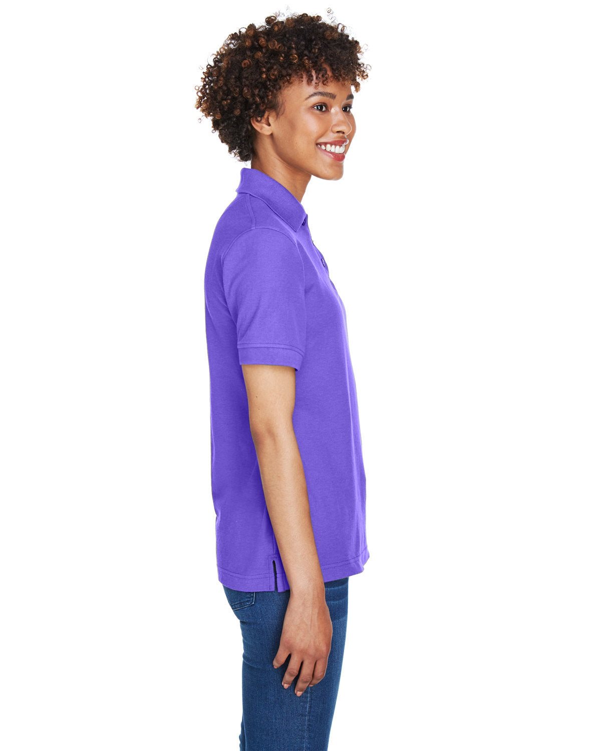 UltraClub Ladies' Whisper Piqué Polo Womens Apparel Shirts & Tops