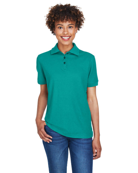UltraClub Ladies' Whisper Piqué Polo Womens Apparel Shirts & Tops