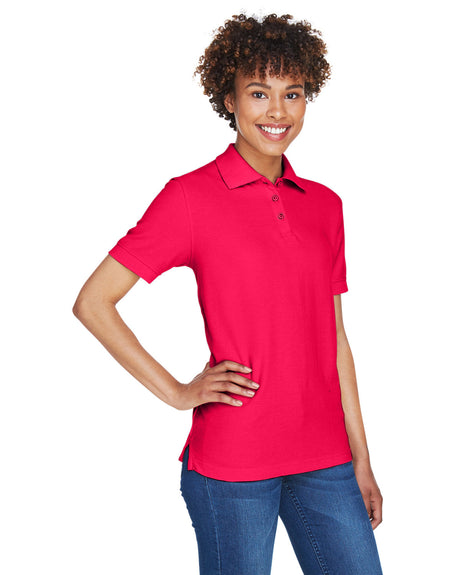 UltraClub Ladies' Whisper Piqué Polo Womens Apparel Shirts & Tops