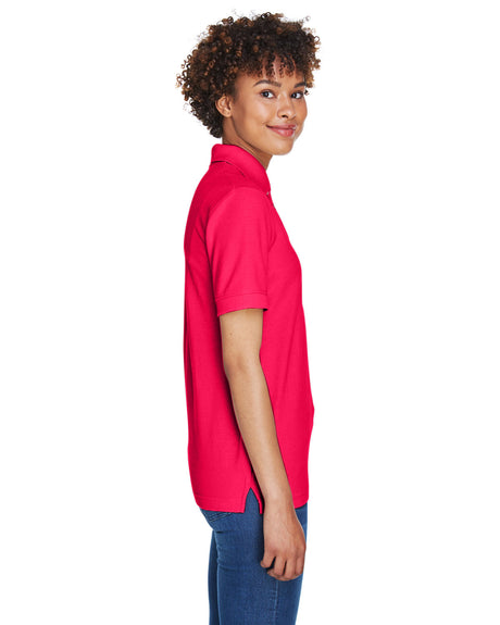 UltraClub Ladies' Whisper Piqué Polo Womens Apparel Shirts & Tops
