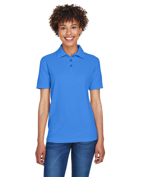 UltraClub Ladies' Whisper Piqué Polo Womens Apparel Shirts & Tops