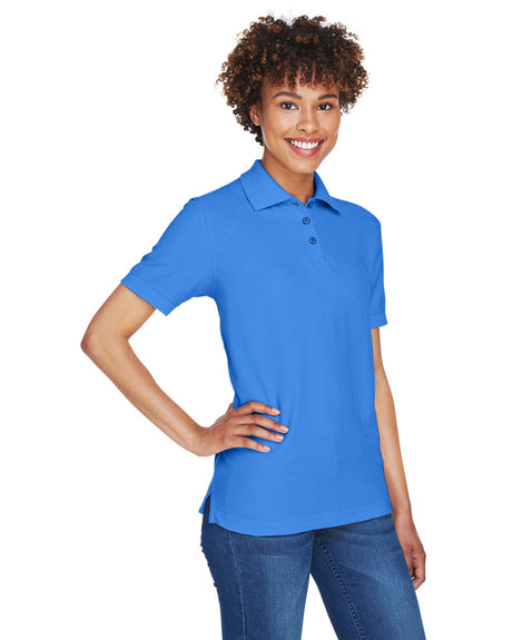 UltraClub Ladies' Whisper Piqué Polo Womens Apparel Shirts & Tops
