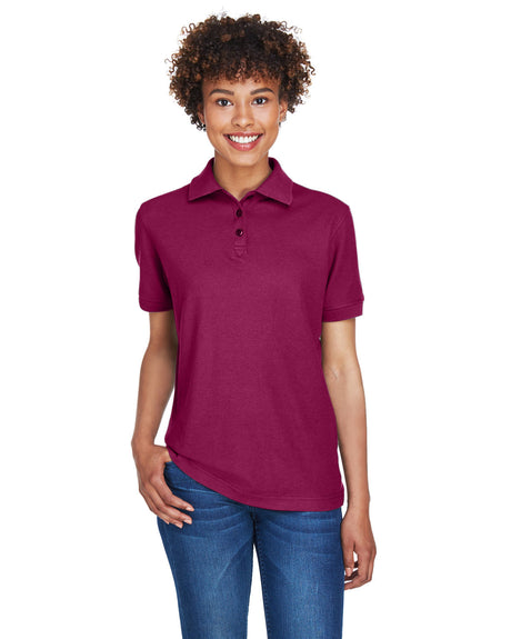 UltraClub Ladies' Whisper Piqué Polo Womens Apparel Shirts & Tops