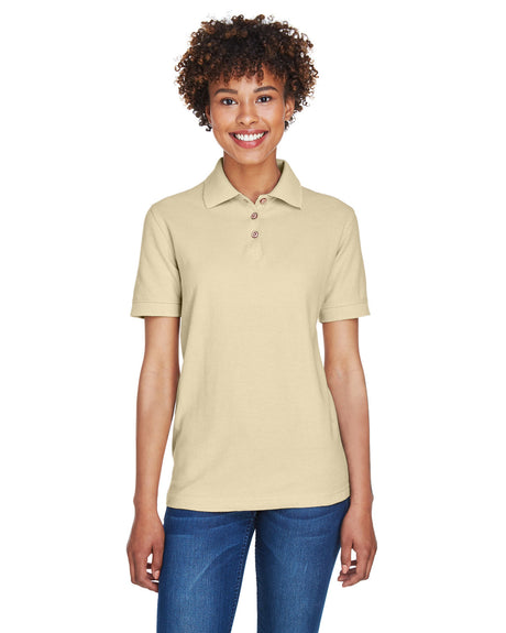 UltraClub Ladies' Whisper Piqué Polo Womens Apparel Shirts & Tops
