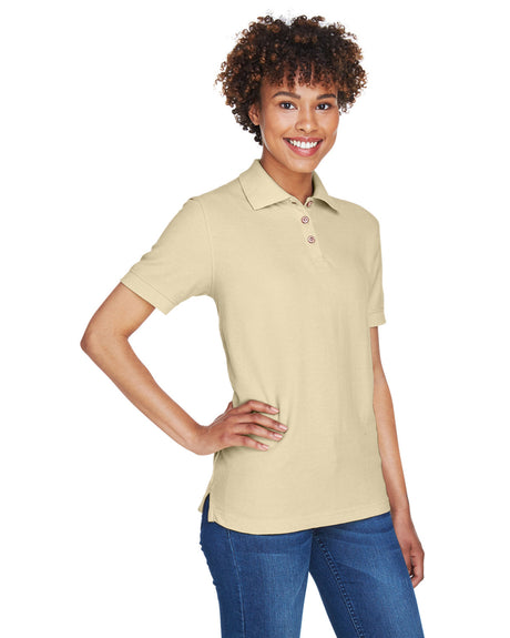 UltraClub Ladies' Whisper Piqué Polo Womens Apparel Shirts & Tops