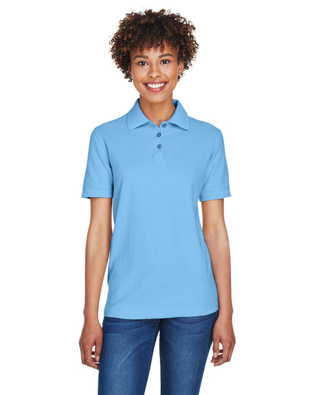 UltraClub Ladies' Whisper Piqué Polo Womens Apparel Shirts & Tops