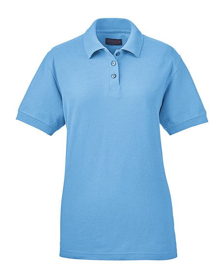 UltraClub Ladies' Whisper Piqué Polo Womens Apparel Shirts & Tops