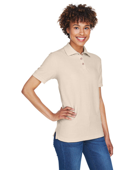 UltraClub Ladies' Whisper Piqué Polo Womens Apparel Shirts & Tops