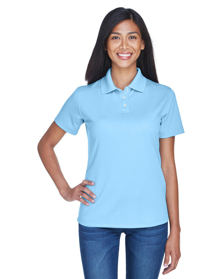 UltraClub Ladies' Cool & Dry Stain-Release Performance Polo Womens Apparel Shirts & Tops