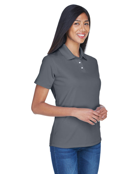 UltraClub Ladies' Cool & Dry Stain-Release Performance Polo Womens Apparel Shirts & Tops