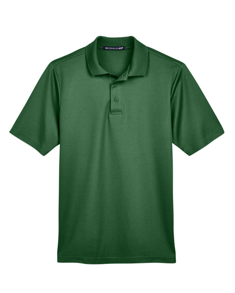 Devon & Jones CrownLux Performance Men's Plaited Polo Mens Apparel Shirts & Tops