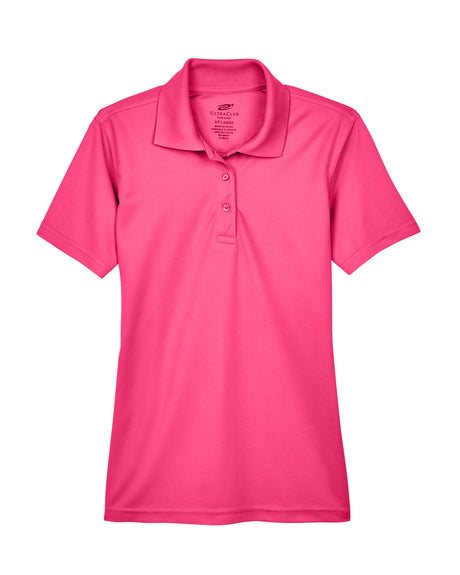 UltraClub Ladies' Cool & Dry Mesh Piqué Polo Womens Apparel Shirts & Tops