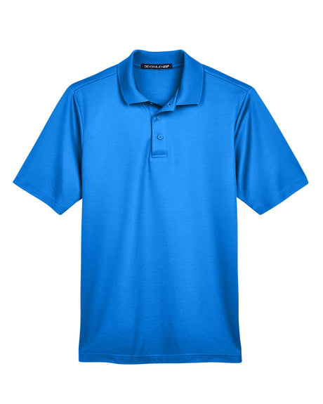 Devon & Jones CrownLux Performance Men's Plaited Polo Mens Apparel Shirts & Tops