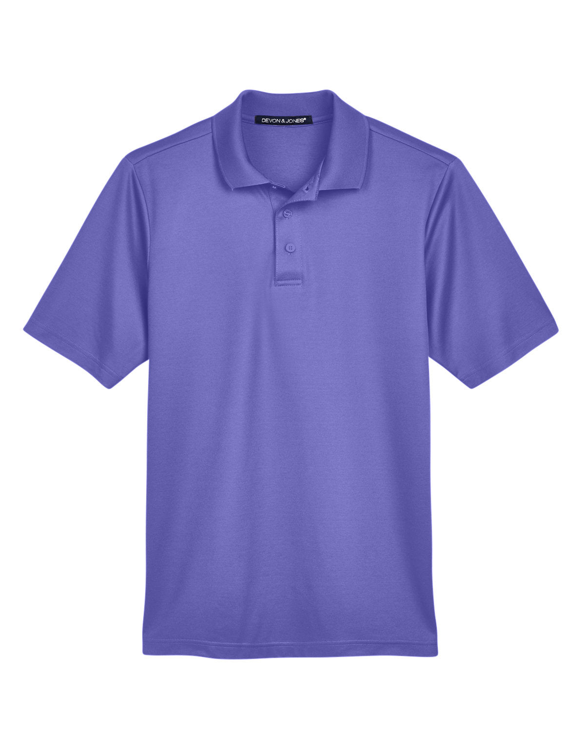 Devon & Jones CrownLux Performance Men's Plaited Polo Mens Apparel Shirts & Tops
