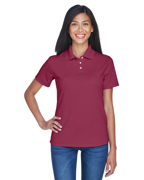 UltraClub Ladies' Cool & Dry Stain-Release Performance Polo Womens Apparel Shirts & Tops
