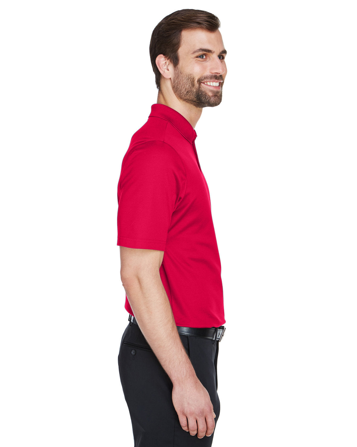 Devon & Jones CrownLux Performance Men's Plaited Polo Mens Apparel Shirts & Tops