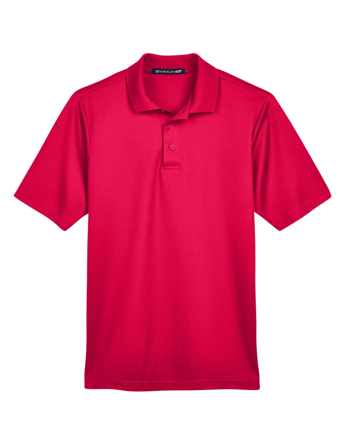 Devon & Jones CrownLux Performance Men's Plaited Polo Mens Apparel Shirts & Tops